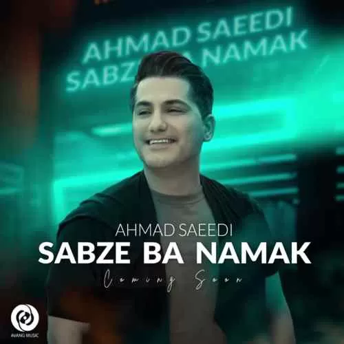 دانلود آهنگ احمد سعیدی سبزه بانمک